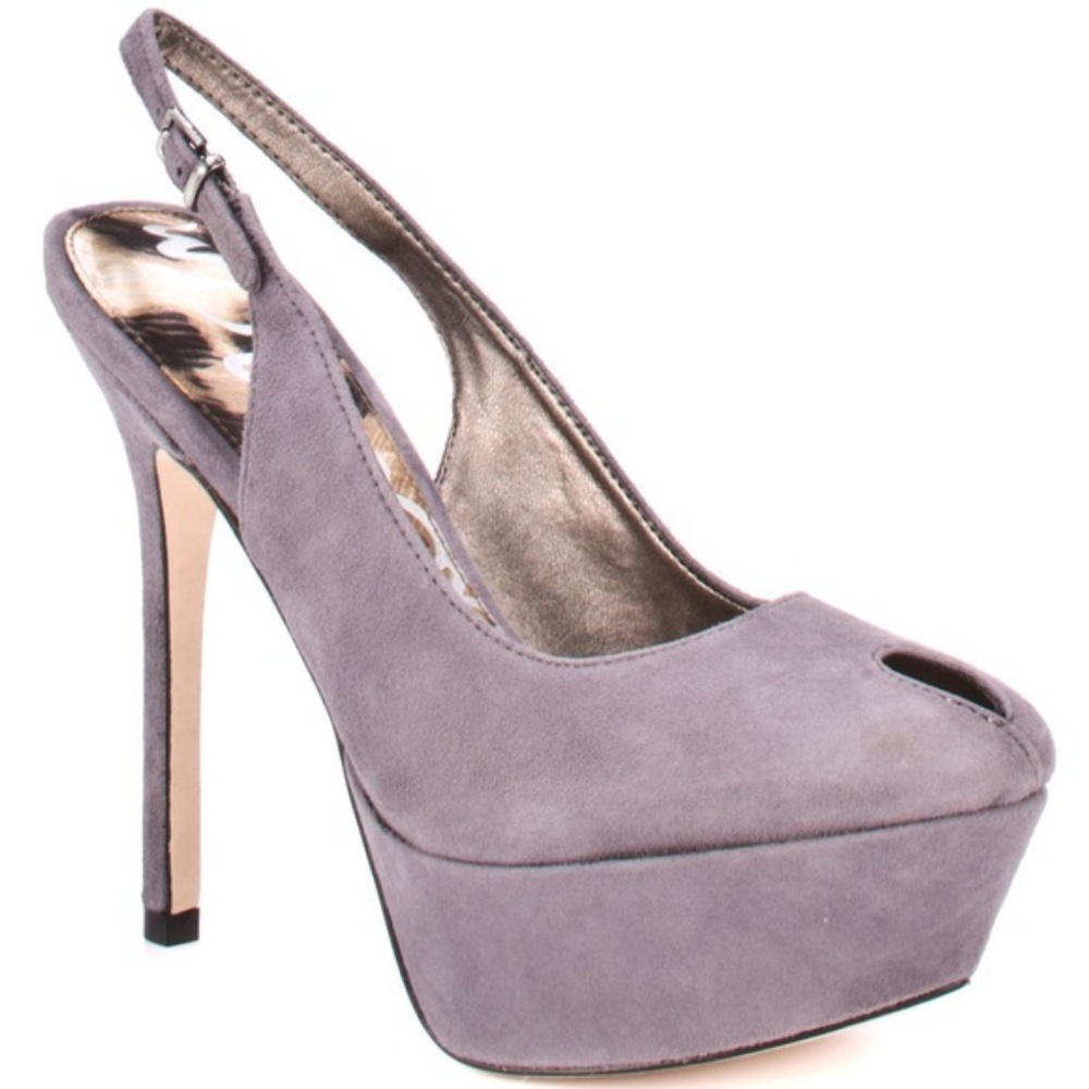 SAM EDELMAN PLATFORM PEEP TOE PUMPS NOVATO